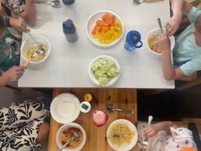 Gemeinsames Kochen im Kindergarten